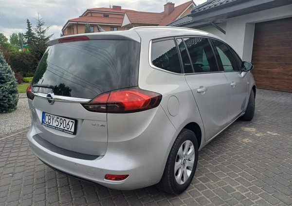 Opel Zafira cena 27900 przebieg: 252000, rok produkcji 2014 z Milanówek małe 92